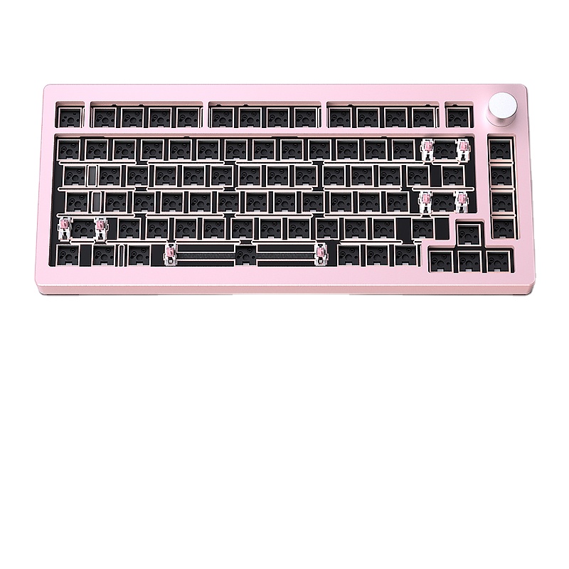 HJSDZHI AL75V2 Mechanical Keyb - Mechanical Keyboard Barebone Aluminum Gasket 75 review and price