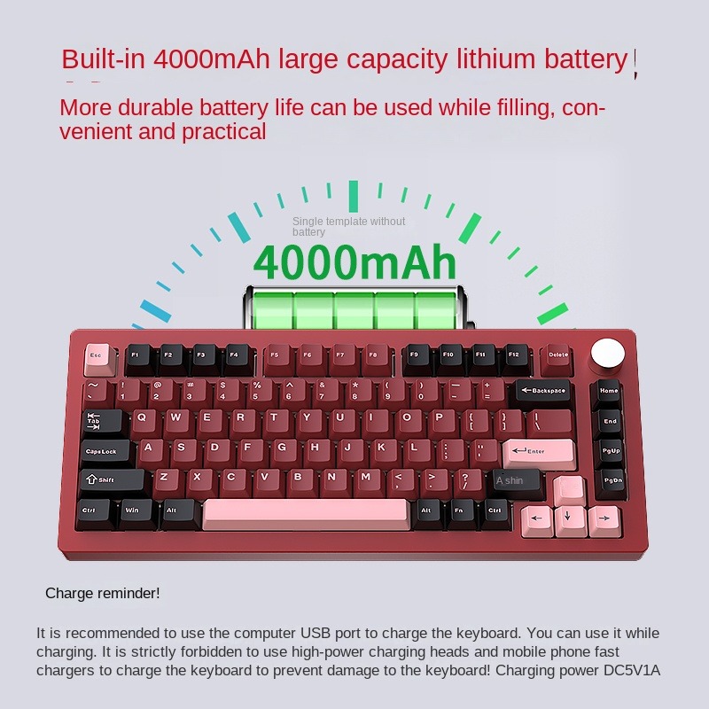 HJSDZHI AL75V2 Mechanical Keyb - Mechanical Keyboard Barebone Aluminum Gasket 75 review and price
