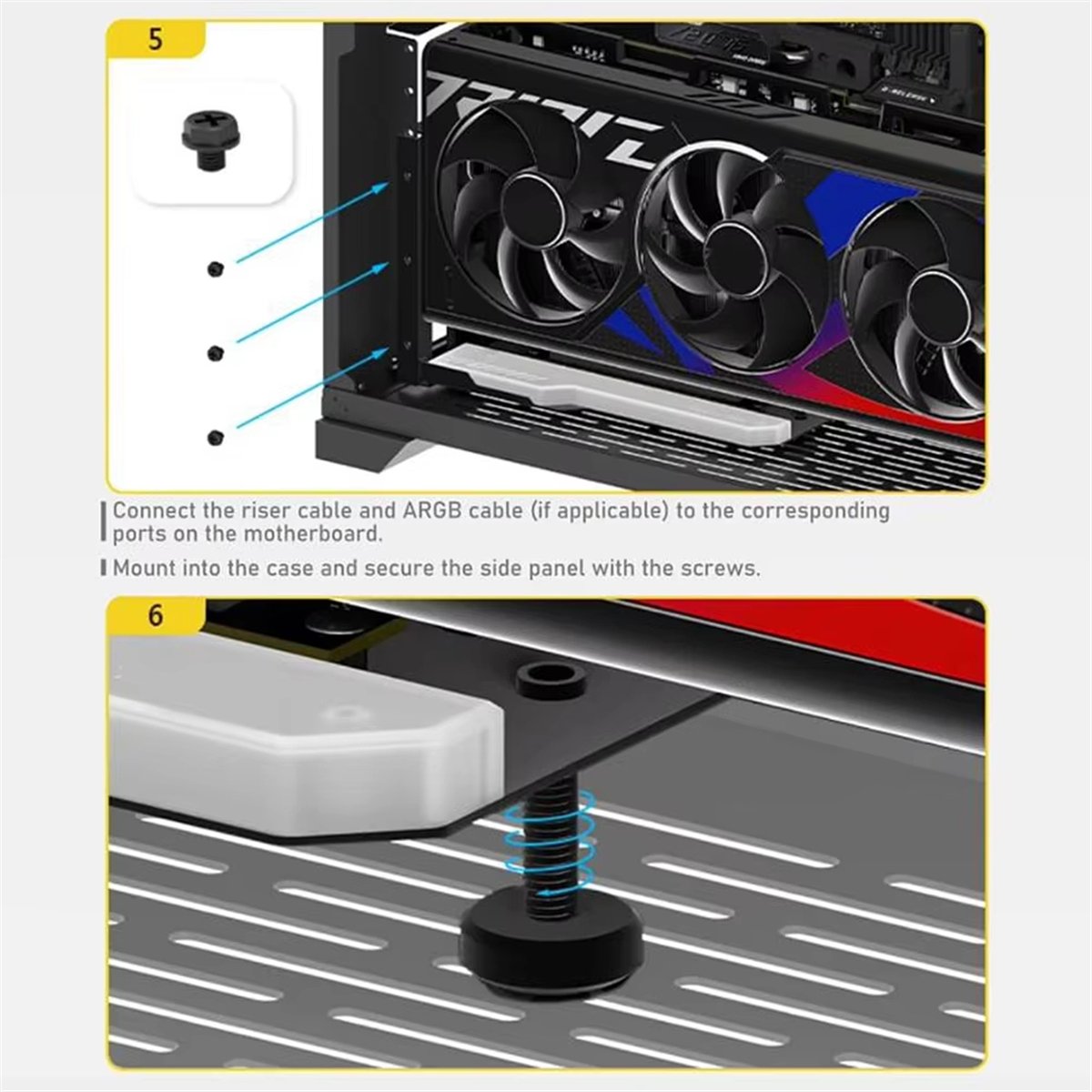 L77A Vertical GPU Mounting Bra - Pcie 4.0 X16 Riser Cable 90 Degree review and price