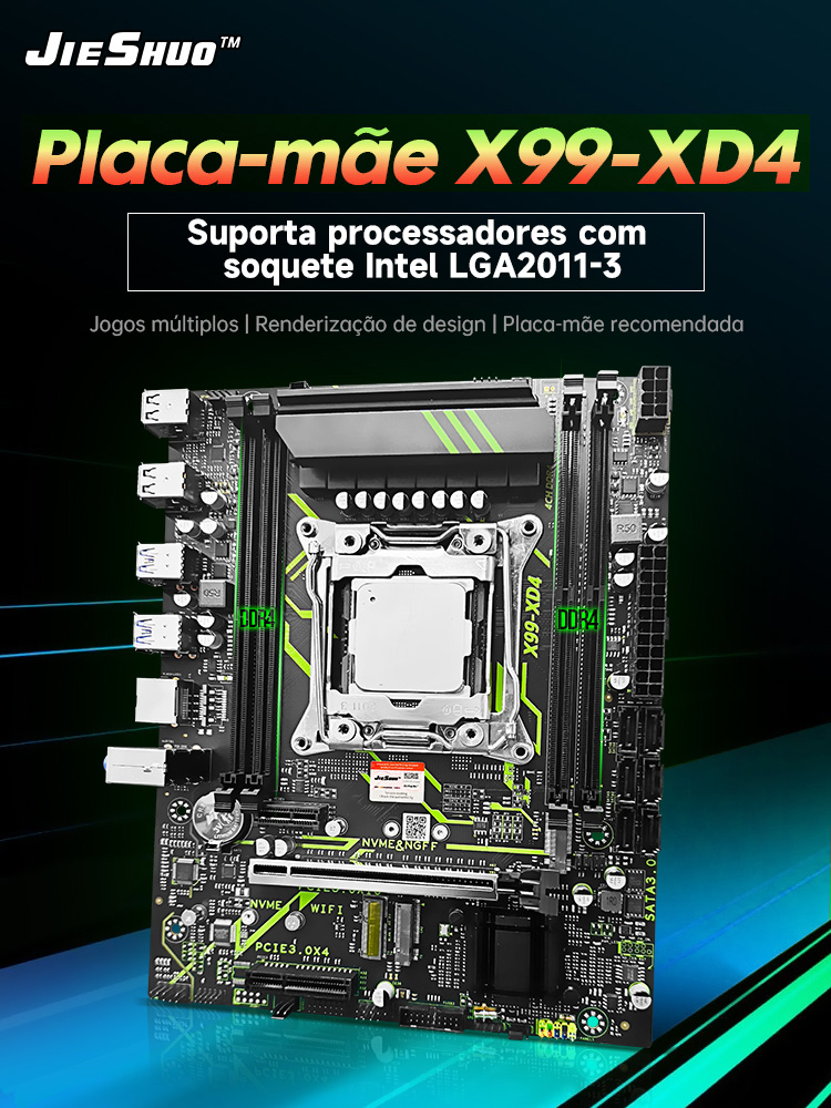 Kit Upgrade Gamer JIESHUO X99  - X99 Dual Cpu Motherboard Combo review and price