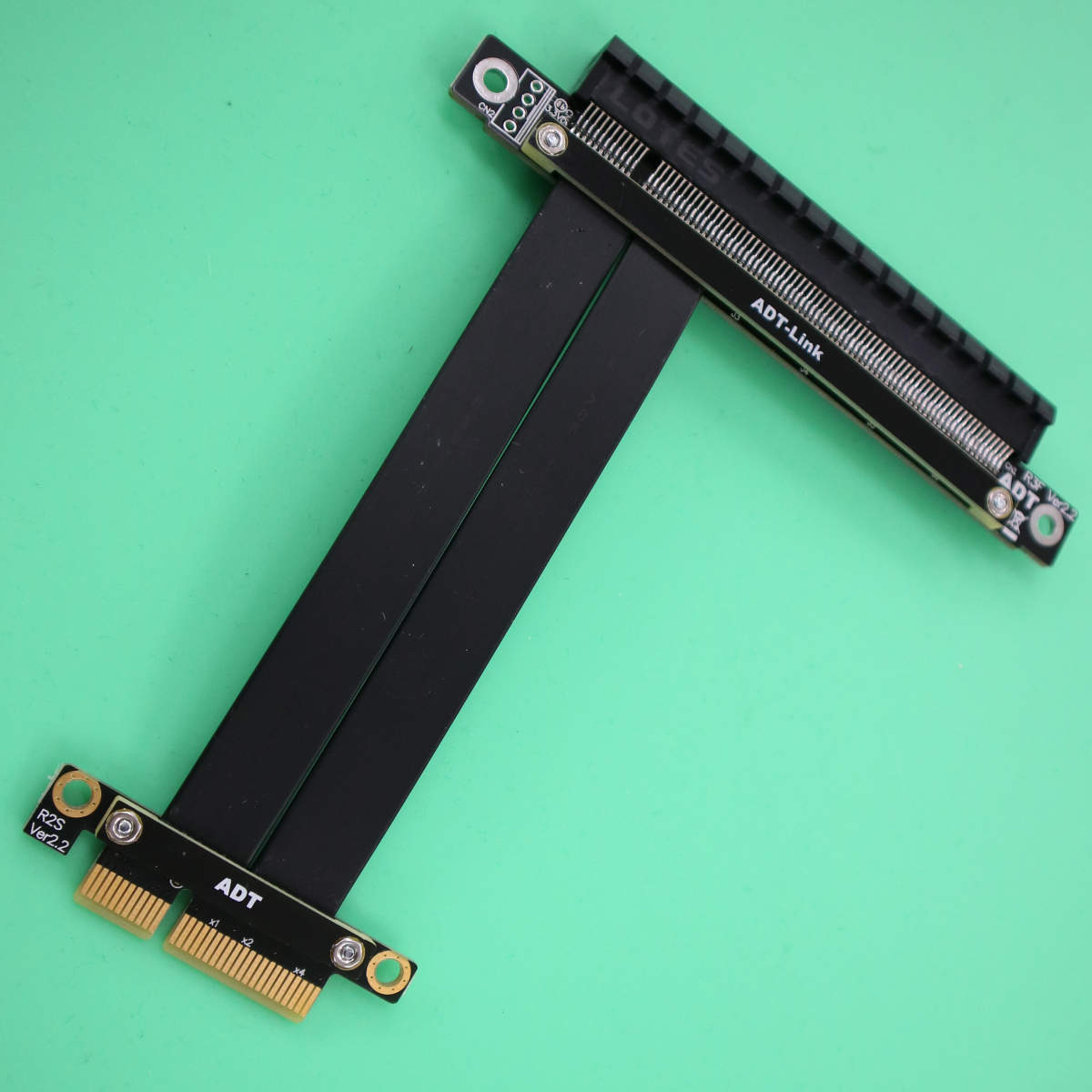 Single Double 90 Degree Right  - Pcie 4.0 X16 Riser Cable 90 Degree review and price
