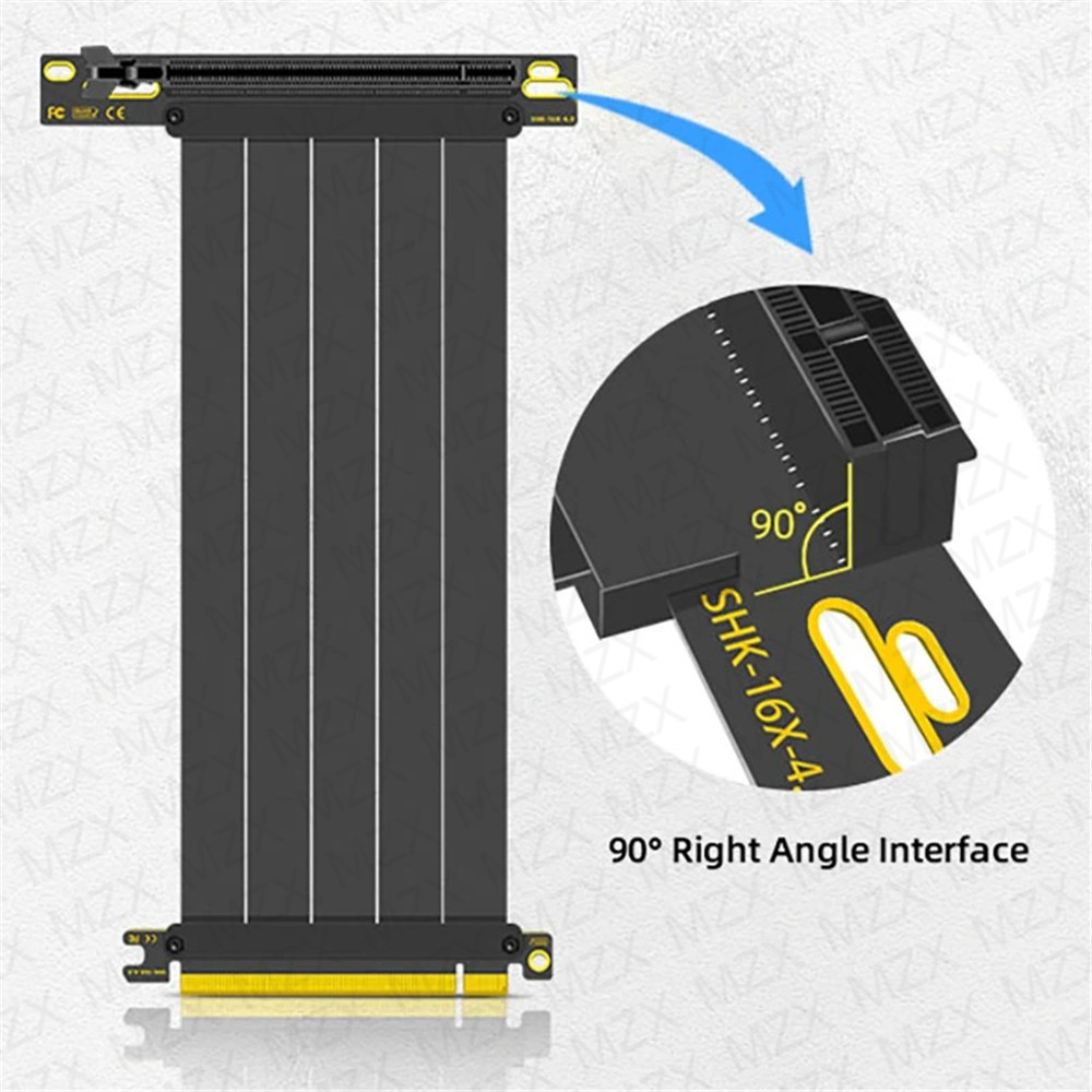 MZX PCIE 4.0 3.0 16X Riser Cab - Pcie 4.0 X16 Riser Cable 90 Degree review and price