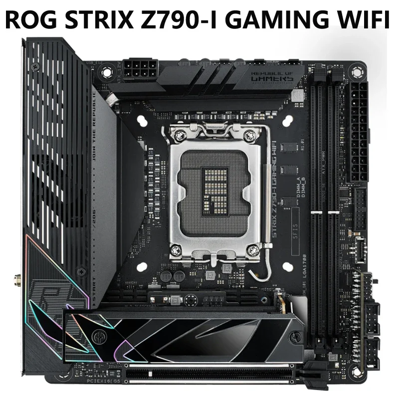 ASUS ROG STRIX Z790-I GAMING W - Lga 1700 Ddr5 Itx Motherboard review and price