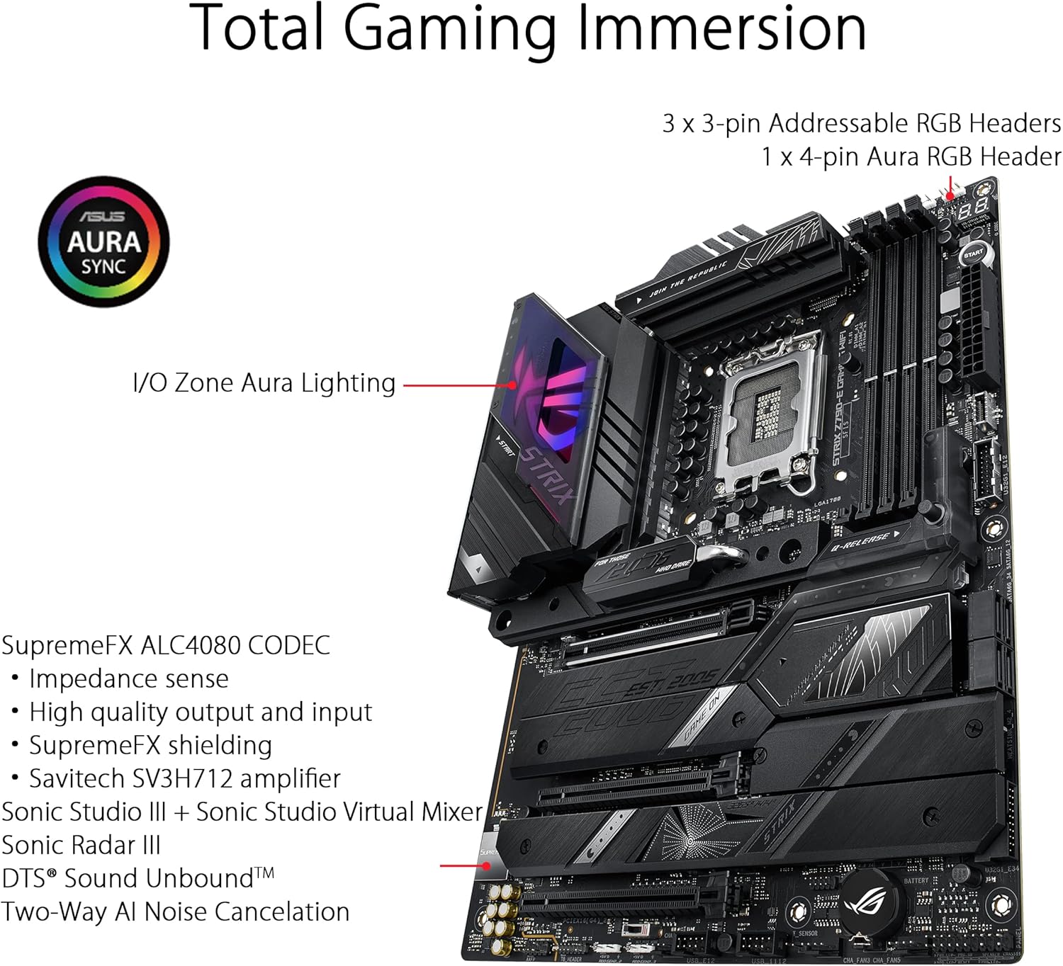 ASUS ROG STRIX Z790-E GAMING W - Lga 1700 Ddr5 Itx Motherboard review and price