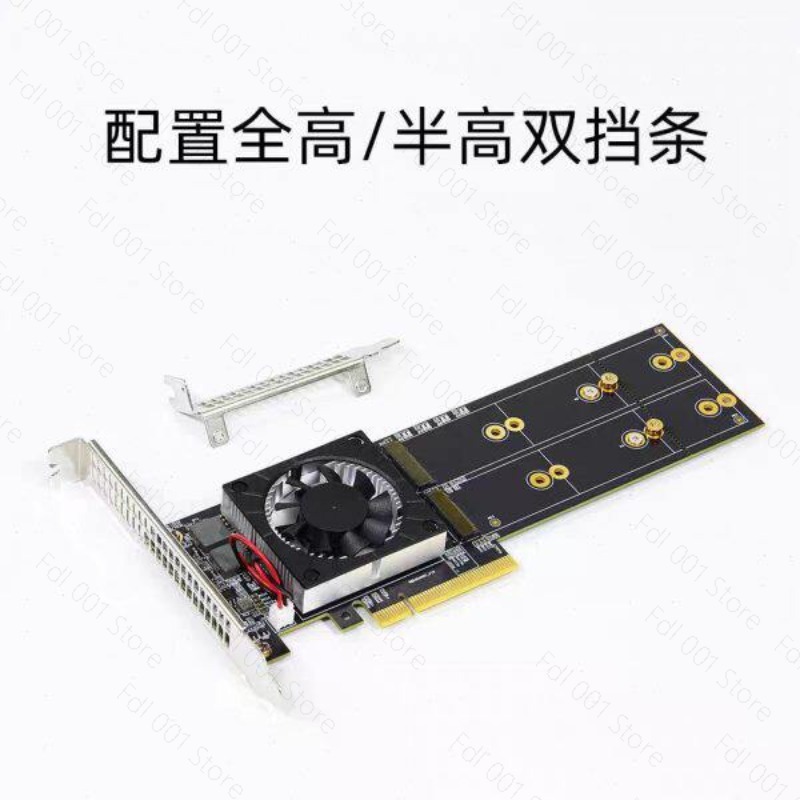 NO NEED PCIe Bifurcation PEX87 - Quad M.2 Nvme Pcie Bifurcation Card review and price