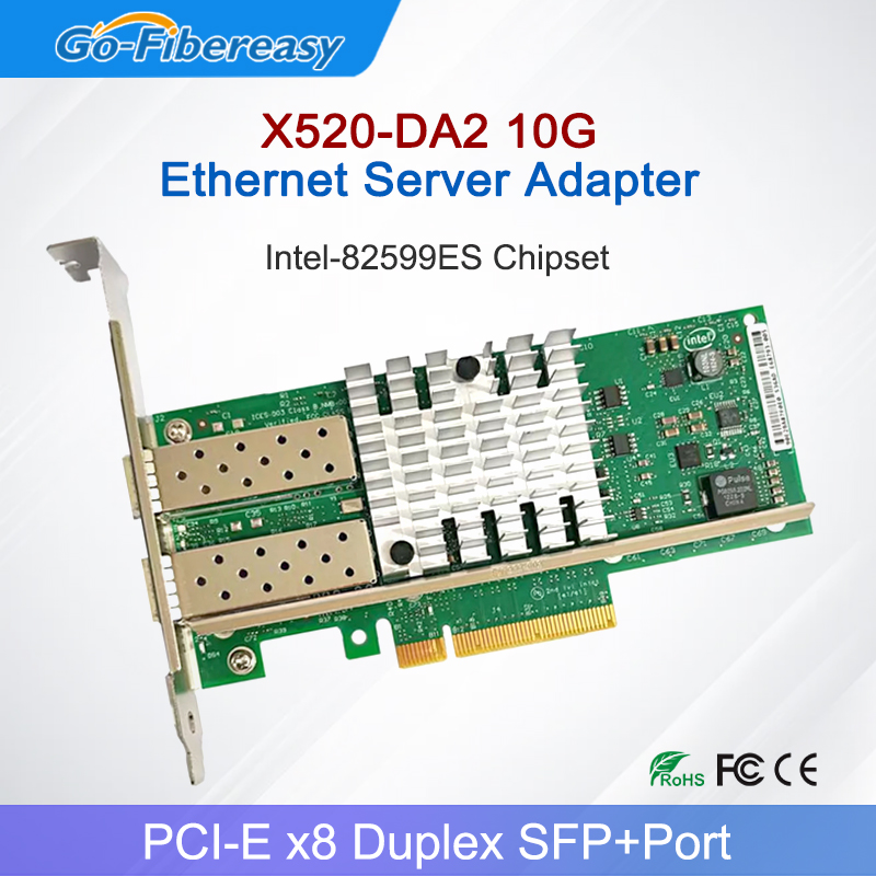 X520-DA2 10Gb SFP+PCI-E Networ - 10Gb Sfp+ Pcie Network Card Dual Port review and price