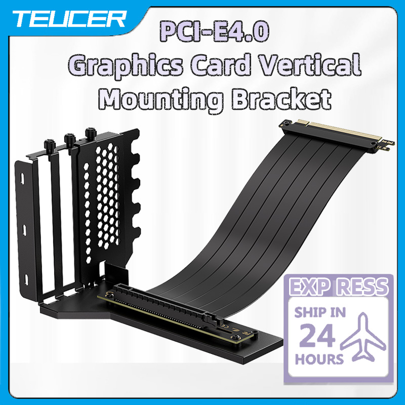 TEUCER Vertical GPU Mounting B - Pcie 4.0 X16 Riser Cable 90 Degree review and price
