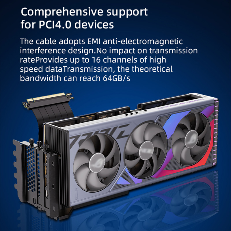TEUCER Vertical GPU Mounting B - Pcie 4.0 X16 Riser Cable 90 Degree review and price
