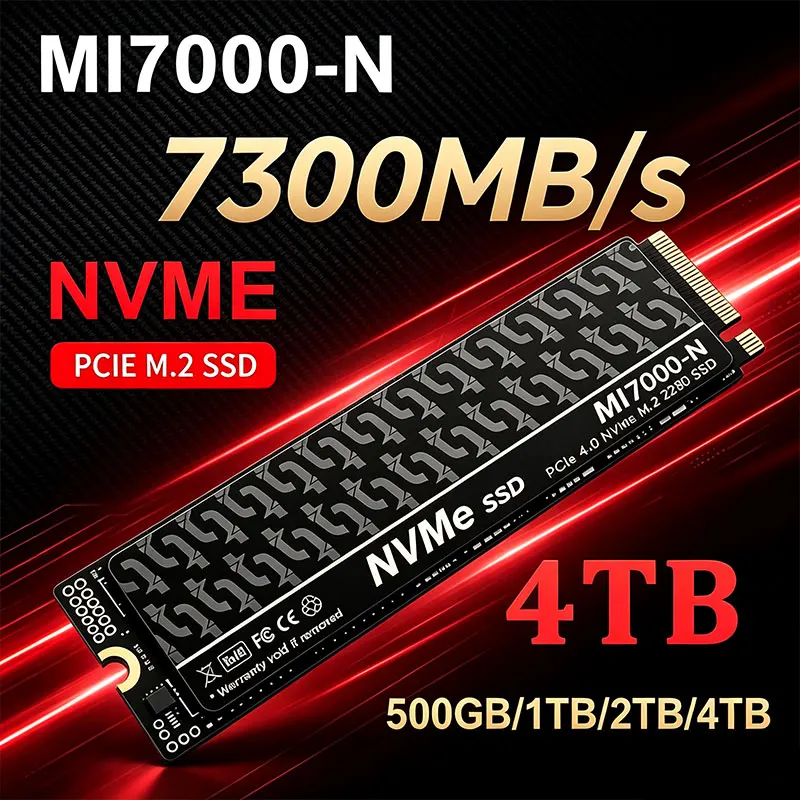 MI7000-N 7300MB/s SSD 1TB 2TB  - M.2 Nvme 4Tb Pcie 4.0 Ssd review and price