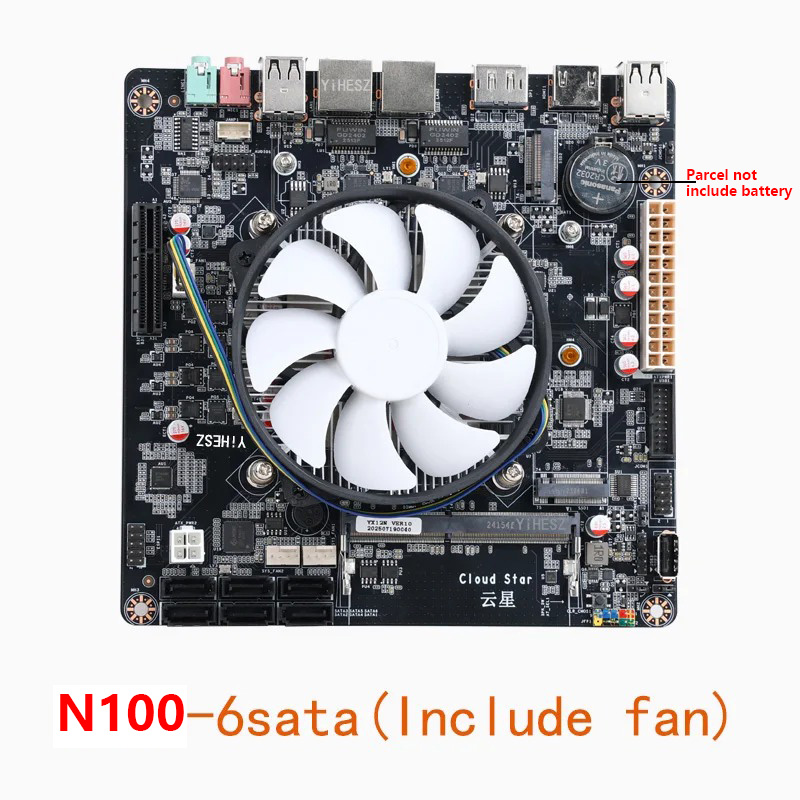 Intel N100 Mini-ITX Motherboar - Nas Motherboard N100 6 Sata review and price