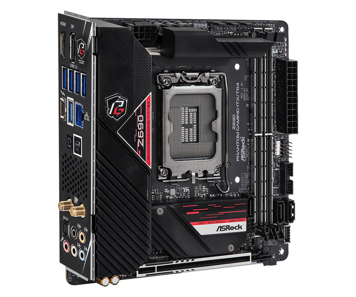ASROCK Z690 Phantom Gaming-ITX - Lga 1700 Ddr5 Itx Motherboard review and price