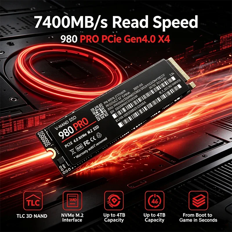 Gaming M.2 NVMe SSD 980 PRO PC - M.2 Nvme 4Tb Pcie 4.0 Ssd review and price