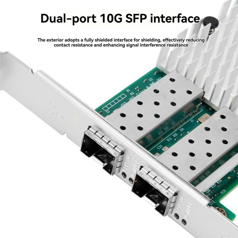 Efficient X520-DA1 Dual Port 1 - 10Gb Sfp+ Pcie Network Card Dual Port review and price
